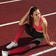 Ombre rojo y negro brillante
