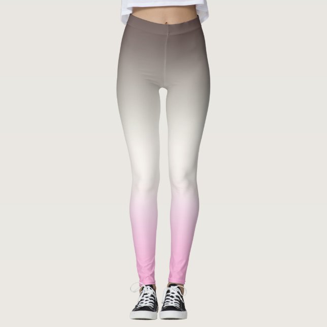 Leggings Ombre rosa gris (Anverso)