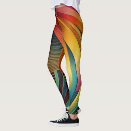 Leggings Onda arco iris