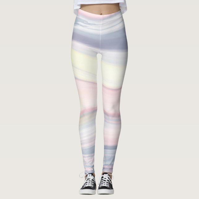 Leggings Onda de color arcoiris (Anverso)