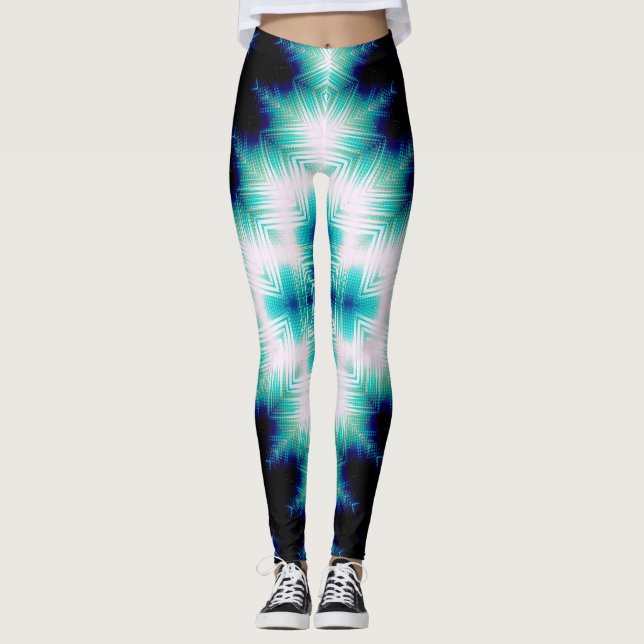 Leggings Onda de sonido Cruz (Anverso)