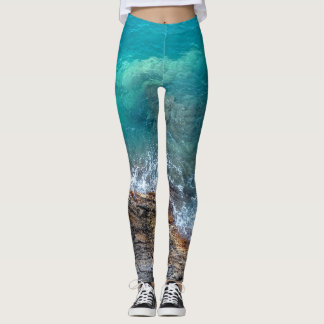 Leggings ondas de Azure