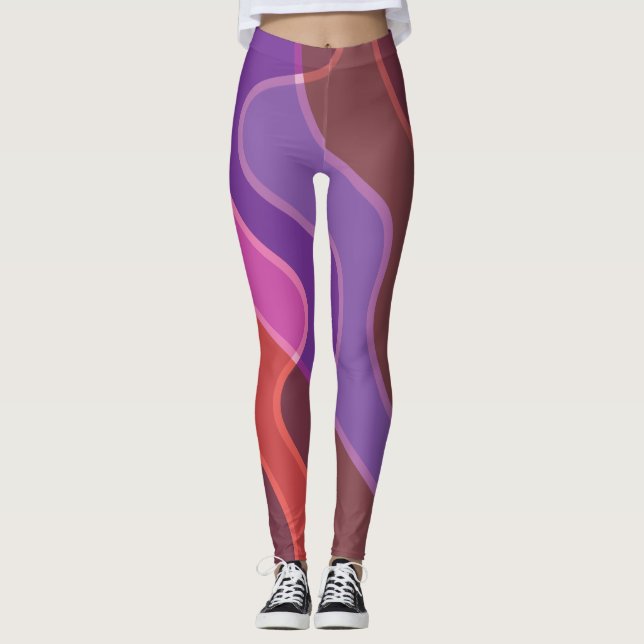Leggings Ondas de color (Anverso)
