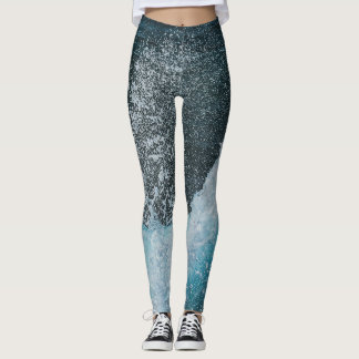 Leggings Ondas del océano cristal