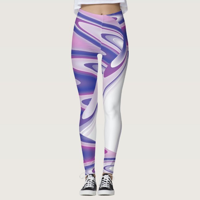 Leggings Ondas giratorias (Anverso)