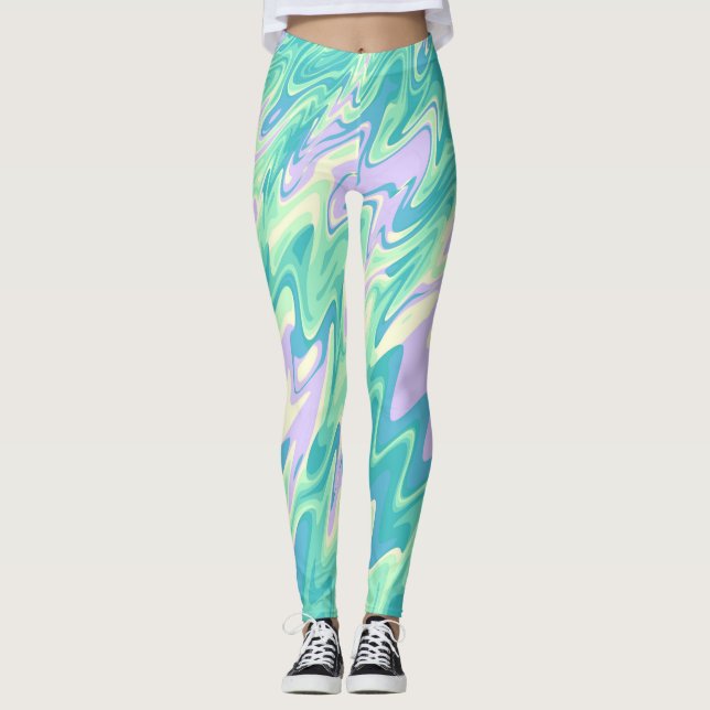 Leggings Ondas Groovy (Anverso)