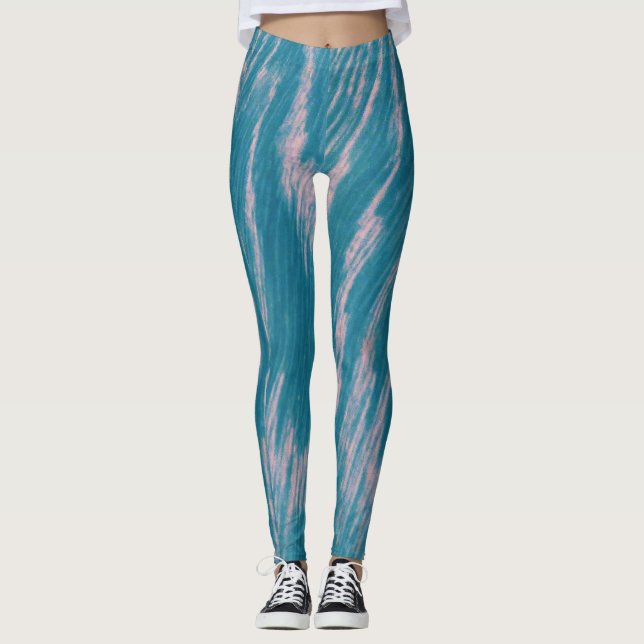 Leggings Ondas oceánicas (Anverso)