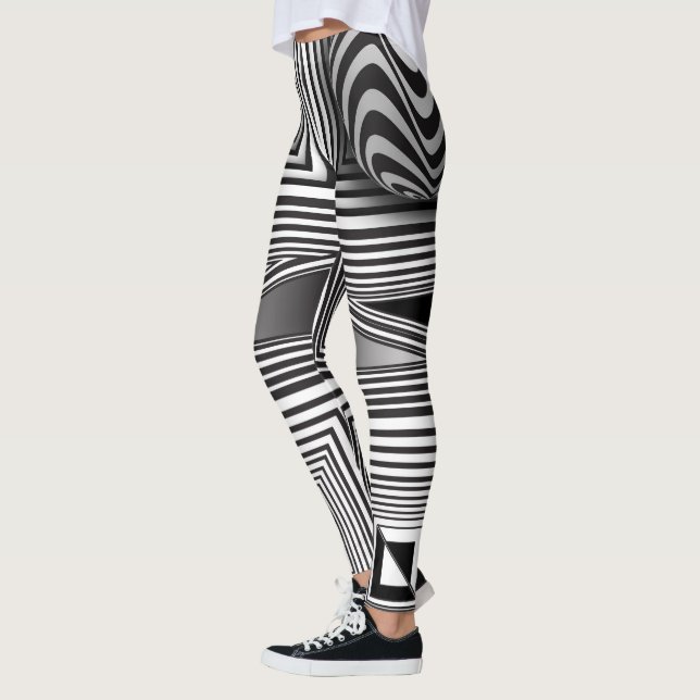 Leggings Óptica a través de formas (Izquierda)