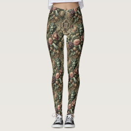 Leggings Opulencia Operática - Victoria gótica