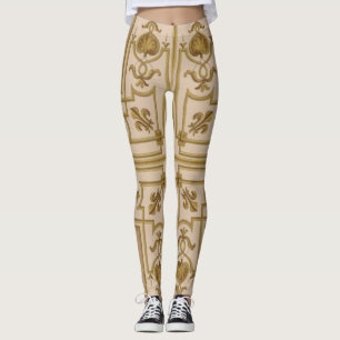 Leggings opulento dorado barroco