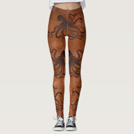 Leggings Opulpo de chocolate doble - Piernas