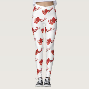 Leggings Opulpo rojo