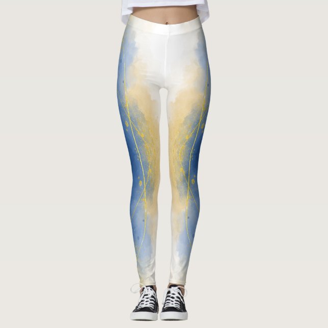 Leggings Or & eau (Anverso)