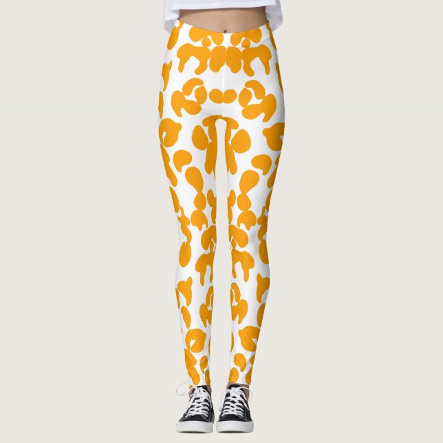 Leggings orange turtle (Anverso)