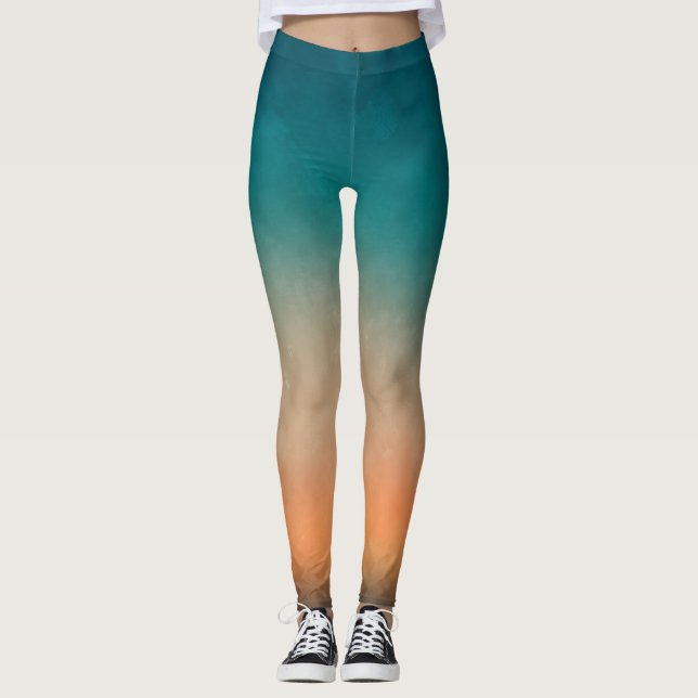 Leggings OrangeGrunge Verde azulado colorido de Guay (Anverso)