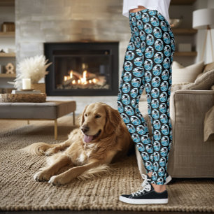 Leggings Orca Asesina Majestuosa Olas Azules Océano