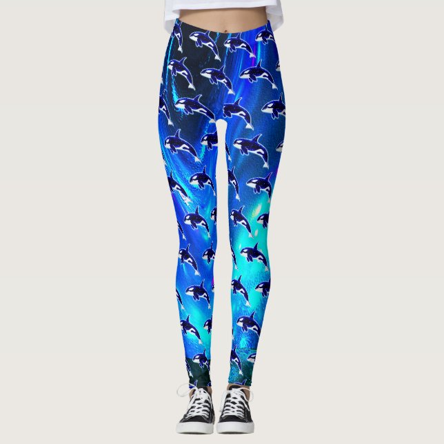 Leggings Orca Cósmica (Anverso)
