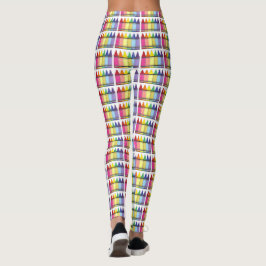 Leggings Orgullo arcoiris Crayons Artistas Leyendas de impr
