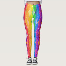 Leggings Orgullo arcoiris de diamantes Argyle Sparkle Harle