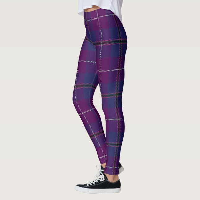 Leggings Orgullo Clan Escocés De Mujeres Glencoe Tartán (Izquierda)