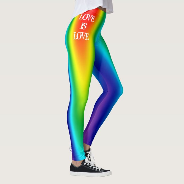 Leggings Orgullo Gay Amor Amo Mujeres Personalizadas Arcoir (Derecha)