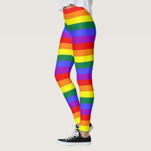 Leggings Orgullo gay LGBT Modelo arcoiris colorido