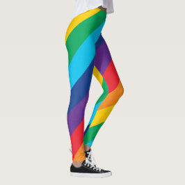 Leggings Orgullo LGBTQ Patrón de arcoiris Legión