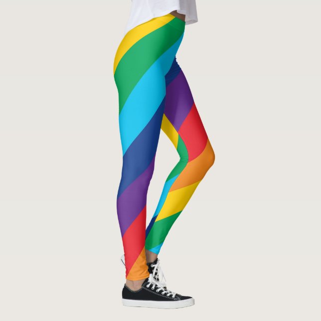 Leggings Orgullo LGBTQ Patrón de arcoiris Legión (Derecha)