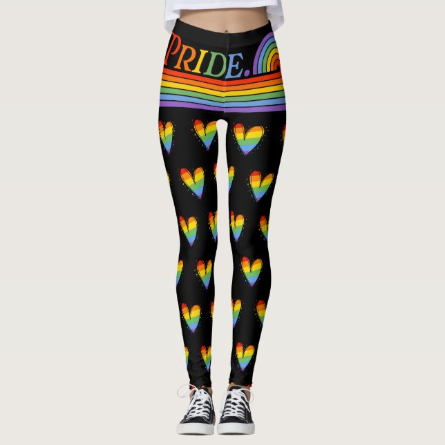 Leggings Orgullo Mes Arcoiris Amor LGBTQ (Anverso)
