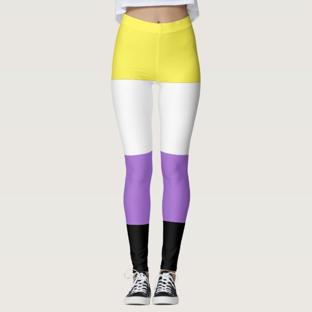 Leggings Orgullo no binario (Anverso)