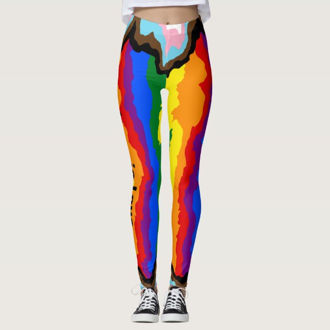Leggings Orgullo progresivo amor es amor (Anverso)