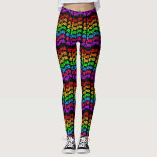 Leggings Orgullo todo el día de colores arcoiris LGBTQ+
