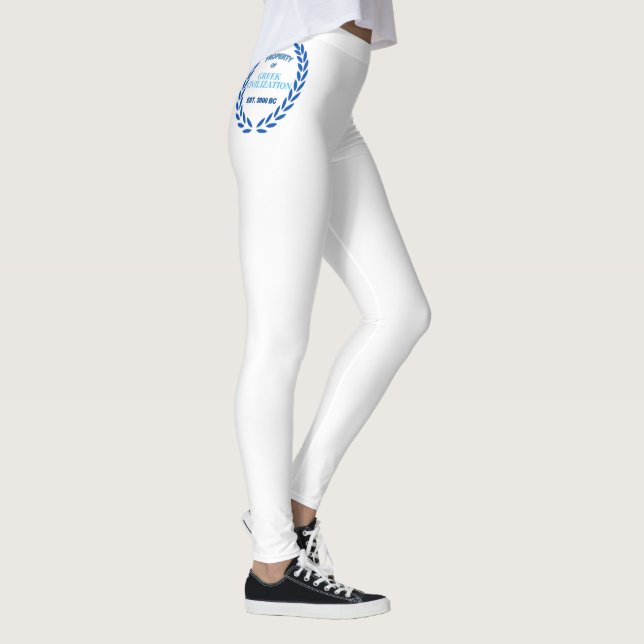 Leggings Orgulloso de ser griego -propiedad de la civilizac (Derecha)