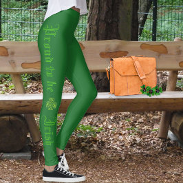 Leggings Orgulloso de ser irlandés Día de San Patricio Verd
