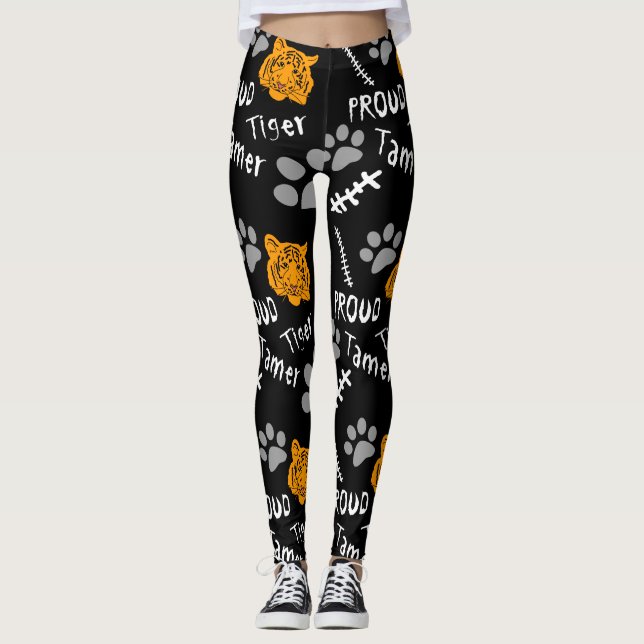 Leggings Orgulloso tigre Tamer Black (Anverso)