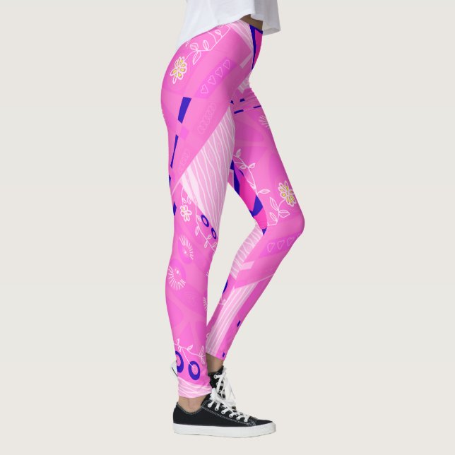 Leggings Origami Chintz (L) Marina Rosa (Derecha)