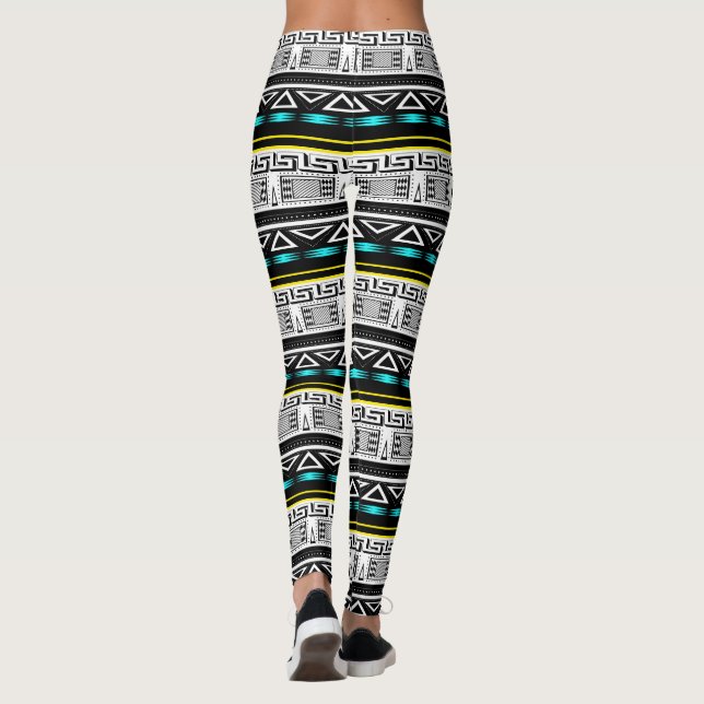Leggings Ornamento étnico (Reverso)