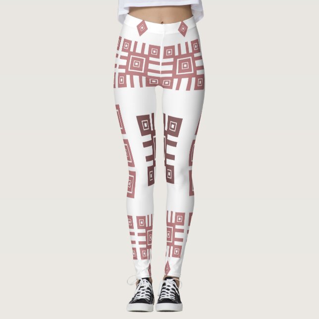 Leggings Ornamento étnico (Anverso)
