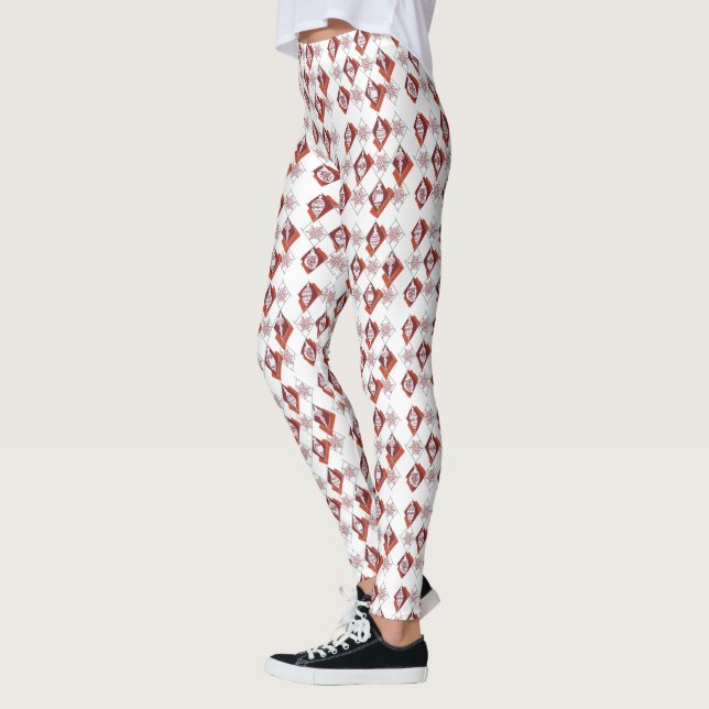 Leggings Ornamento navidad Escandinavo Fantasma (Izquierda)