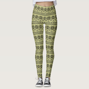 Leggings ornamento navideño invierno nórdico escandinavo no
