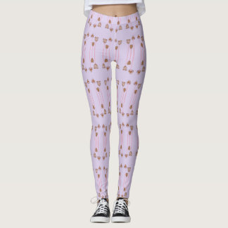 Leggings Ornamentos de Navidad de Gingerbread