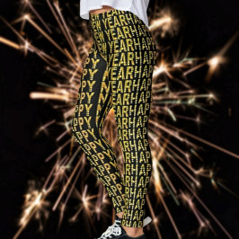 Leggings Oro amarillo HNY
