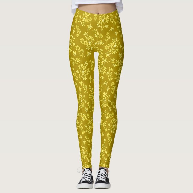 Leggings Oro de espina negra (Anverso)