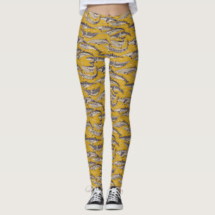 Leggings oro de las ballenas minke