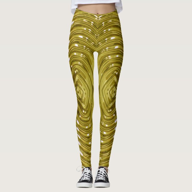 Leggings Oro Metálico - (Anverso)