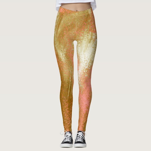 Leggings Oro salpicado (Anverso)