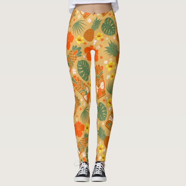 Leggings Oro tiki (Anverso)