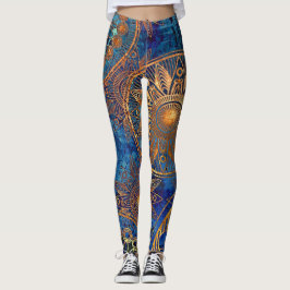 Leggings Oro y azul