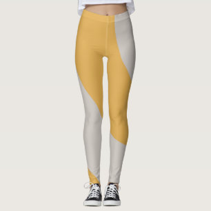Leggings Oro y gris asombrosos