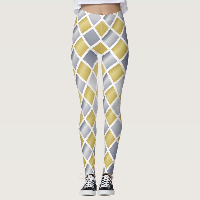 Leggings Oro y plata (diamante verificado) (Anverso)